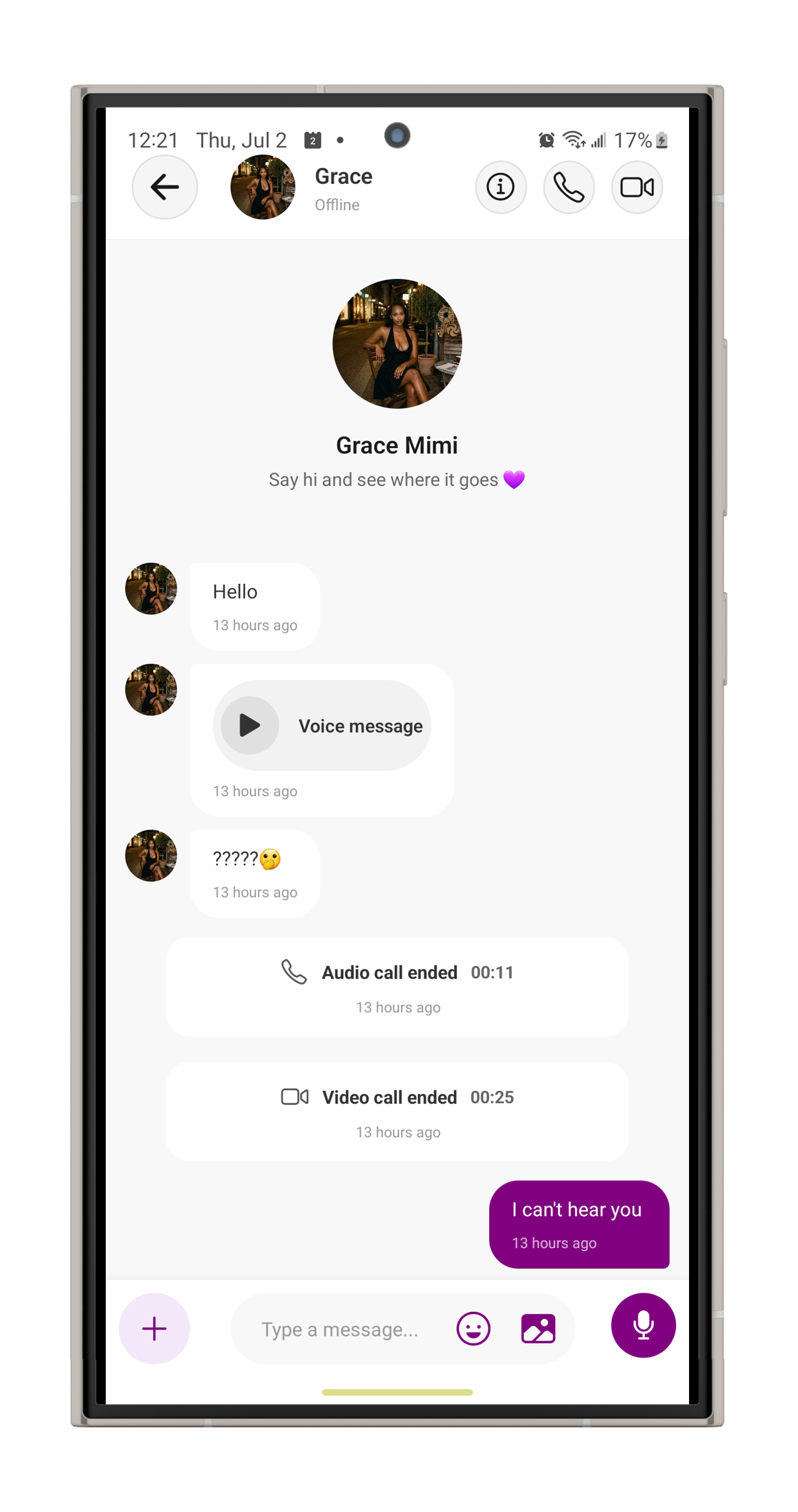 Chat feature