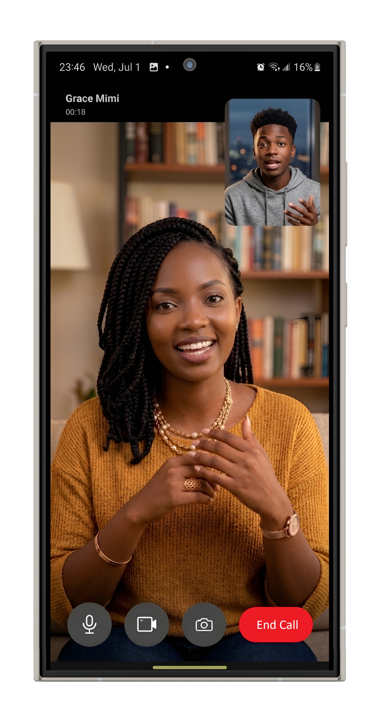 Video call feature